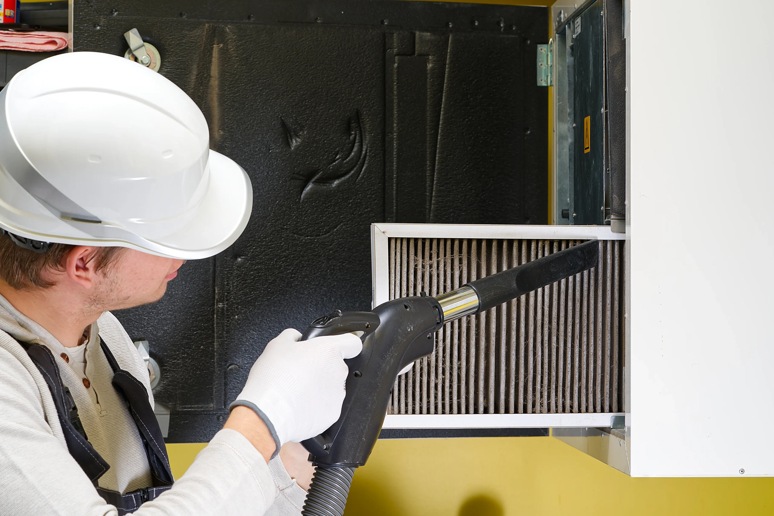 Ventilationssanering i Laholm - filterrengöring